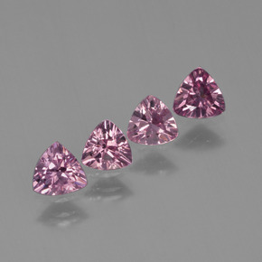 Achetez naturel ct rose grenat rhodolite gems, trillion, en provenance tanzanie chez gemselect. en stock, livraison internationale!