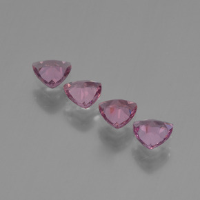 Achetez naturel ct rose grenat rhodolite gems, trillion, en provenance tanzanie chez gemselect. en stock, livraison internationale!