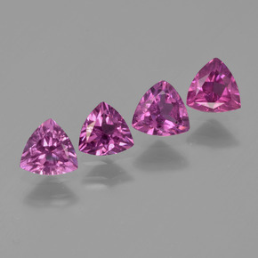 Achetez naturel ct rouge grenat rhodolite gems, trillion, en provenance tanzanie chez gemselect. en stock, livraison internationale!