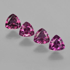 Achetez naturel 2,16ct rouge framboise grenat rhodolite gems, trillion, en provenance tanzanie chez gemselect. en stock, livraison internationale!