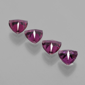 Achetez naturel 2,16ct rouge framboise grenat rhodolite gems, trillion, en provenance tanzanie chez gemselect. en stock, livraison internationale!