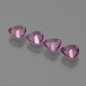 Achetez naturel ct rose grenat rhodolite gems, trillion, en provenance tanzanie chez gemselect. en stock, livraison internationale!