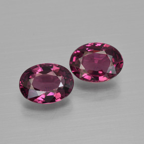 Achetez naturel ct Rouge framboises Grenat Rhodolite gems, Coupe ovale, En provenance Mozambique chez GemSelect. En stock, livraison internationale!
