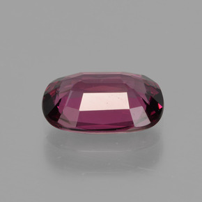 Grenat Rhodolite Rouge framboises naturelle Coupe coussin, 1.31 ct, VS