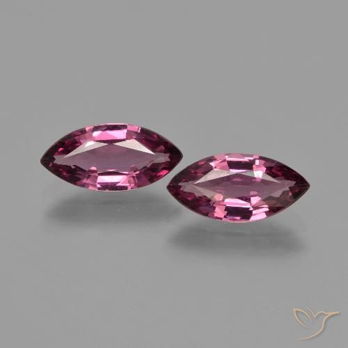 Achetez naturel 2,30ct pourpre grenat rhodolite gems, marquise, en provenance mozambique chez gemselect. en stock, livraison internationale!
