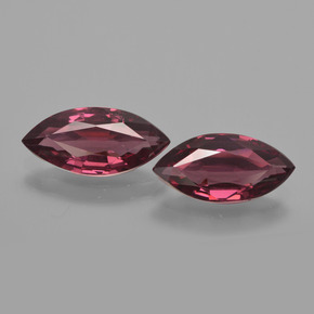 Achetez naturel ct Rouge framboises Grenat Rhodolite gems, Marquise, En provenance Mozambique chez GemSelect. En stock, livraison internationale!