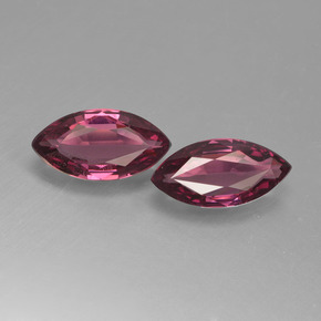 Achetez naturel ct Rouge framboises Grenat Rhodolite gems, Marquise, En provenance Mozambique chez GemSelect. En stock, livraison internationale!