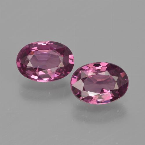 Achetez naturel 1,88ct pourpre grenat rhodolite gems, coupe ovale, en provenance mozambique chez gemselect. en stock, livraison internationale!