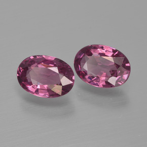 Achetez naturel 1,88ct pourpre grenat rhodolite gems, coupe ovale, en provenance mozambique chez gemselect. en stock, livraison internationale!