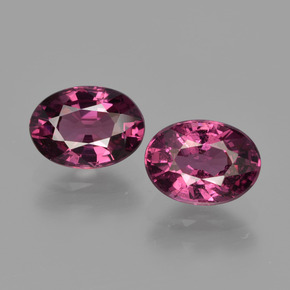 Achetez naturel 2.32ct Rouge framboises Grenat Rhodolite gems, Coupe ovale, En provenance Mozambique chez GemSelect. En stock, livraison internationale!