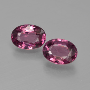 Achetez naturel 2.09ct Rouge framboises Grenat Rhodolite gems, Coupe ovale, En provenance Mozambique chez GemSelect. En stock, livraison internationale!