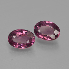 Achetez naturel 2.09ct Rouge framboises Grenat Rhodolite gems, Coupe ovale, En provenance Mozambique chez GemSelect. En stock, livraison internationale!