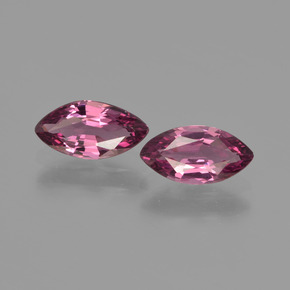 Grenat Rhodolite Rouge framboises naturelle Marquise, 1.35 ct, VVS-VS