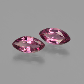 Grenat Rhodolite Rouge framboises naturelle Marquise, 1.35 ct, VVS-VS