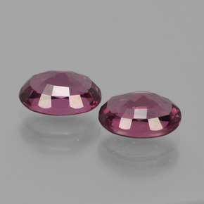 Achetez naturel 2,42ct pourpre grenat rhodolite gems, coupe ovale, en provenance mozambique chez gemselect. en stock, livraison internationale!