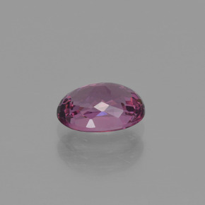 Grenat rhodolite rouge naturelle coupe ovale, 1,00 ct, VVS-VS