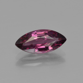 Grenat rhodolite rouge naturelle marquise, 1,53 ct, VS