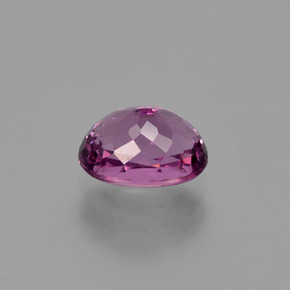 Grenat rhodolite rouge naturelle coupe ovale, 1,40 ct, VVS-VS