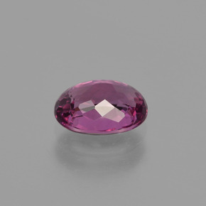 Grenat Rhodolite Rouge framboises naturelle Coupe ovale, 1.22 ct, VVS-VS