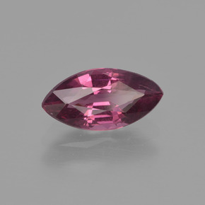 Grenat Rhodolite Pourpre-Rouge naturelle Marquise, 1.25 ct, VS
