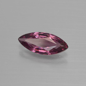 Grenat rhodolite rouge naturelle marquise, 1,16 ct, VS
