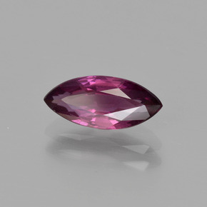 Grenat Rhodolite Pourpre foncé naturelle Marquise, 1.28 ct, VS