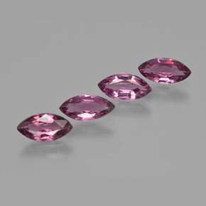 Achetez naturel 3,77ct pourpre grenat rhodolite gems, marquise, en provenance mozambique chez gemselect. en stock, livraison internationale!