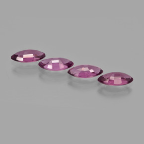 Achetez naturel 3,77ct pourpre grenat rhodolite gems, marquise, en provenance mozambique chez gemselect. en stock, livraison internationale!