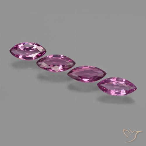 3.72ctw Naturel Pourpre moyen Grenat rhodolite, Marquise, VS