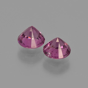Achetez naturel 1.18ct Rouge framboises Grenat Rhodolite gems, Coupe roude, En provenance Mozambique chez GemSelect. En stock, livraison internationale!