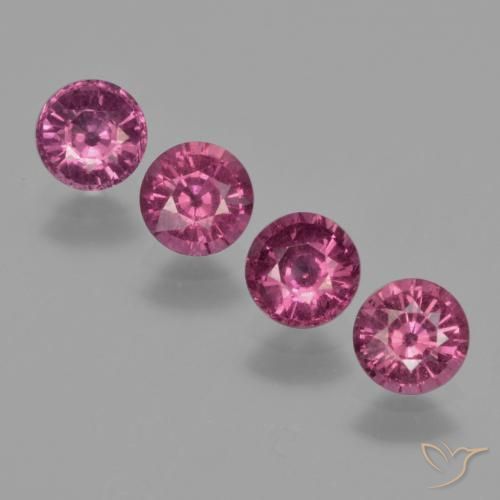 2.46ctw Naturel Violet Rosâtre Grenat rhodolite, Tour, VS