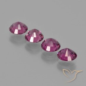 Achetez naturel 2,44ct pourpre grenat rhodolite gems, coupe roude, en provenance mozambique chez gemselect. en stock, livraison internationale!