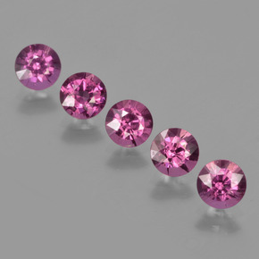 Achetez naturel 2,96ct pourpre grenat rhodolite gems, coupe roude, en provenance mozambique chez gemselect. en stock, livraison internationale!