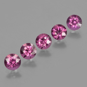 Achetez naturel 2,96ct pourpre grenat rhodolite gems, coupe roude, en provenance mozambique chez gemselect. en stock, livraison internationale!