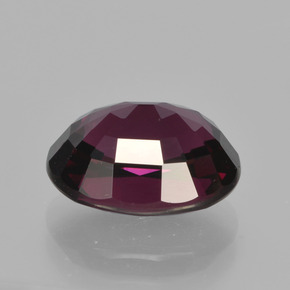Grenat Rhodolite Rouge framboises naturelle Coupe ovale, 4.29 ct, VVS-VS