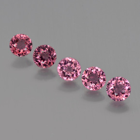 Achetez naturel ct Rouge framboises Grenat Rhodolite gems, Coupe roude, En provenance Mozambique chez GemSelect. En stock, livraison internationale!