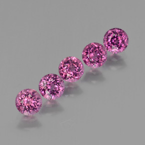 Achetez naturel ct rouge framboise grenat rhodolite gems, coupe roude, en provenance mozambique chez gemselect. en stock, livraison internationale!