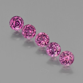 Achetez naturel ct rouge framboise grenat rhodolite gems, coupe roude, en provenance mozambique chez gemselect. en stock, livraison internationale!