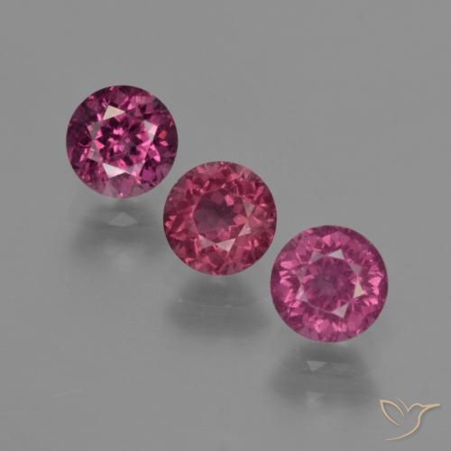 2.27ctw Naturel Pourpre de baies roses Grenat rhodolite, Tour, VS