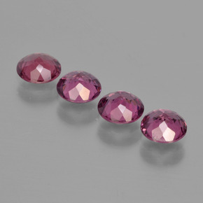 Achetez naturel 2.24ct Rose-magenta Grenat Rhodolite gems, Coupe roude, En provenance Mozambique chez GemSelect. En stock, livraison internationale!