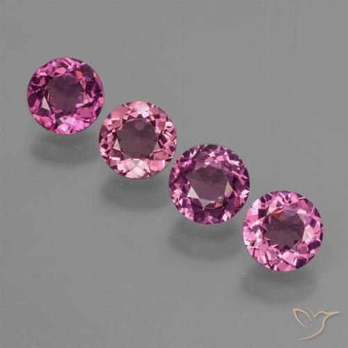 Achetez naturel 2,25ct pourpre grenat rhodolite gems, coupe roude, en provenance mozambique chez gemselect. en stock, livraison internationale!