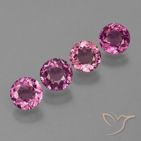 Achetez naturel 2,25ct pourpre grenat rhodolite gems, coupe roude, en provenance mozambique chez gemselect. en stock, livraison internationale!