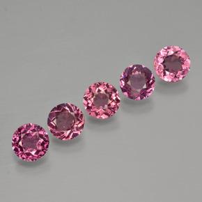 Achetez naturel 2,69ct rouge grenat rhodolite gems, coupe roude, en provenance mozambique chez gemselect. en stock, livraison internationale!