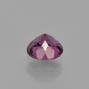 Grenat Rhodolite Rouge framboises naturelle Coupe roude, 0.87 ct, VVS