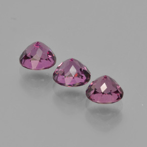 Achetez naturel ct Rouge framboises Grenat Rhodolite gems, Coupe roude, En provenance Mozambique chez GemSelect. En stock, livraison internationale!