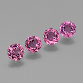 Achetez naturel 2,24ct rouge grenat rhodolite gems, coupe roude, en provenance mozambique chez gemselect. en stock, livraison internationale!