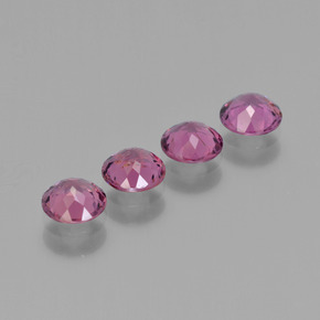 Achetez naturel 2,24ct rouge grenat rhodolite gems, coupe roude, en provenance mozambique chez gemselect. en stock, livraison internationale!