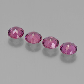 Achetez naturel 2,36ct pourpre de baies roses grenat rhodolite gems, coupe roude, en provenance mozambique chez gemselect. en stock, livraison internationale!