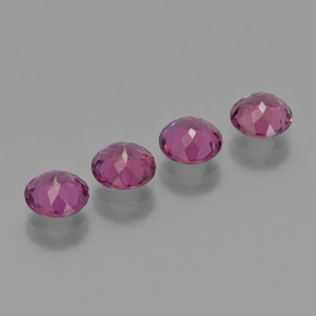 Achetez naturel 2,43ct pourpre grenat rhodolite gems, coupe roude, en provenance mozambique chez gemselect. en stock, livraison internationale!