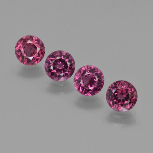 Achetez naturel 2.72ct Pourpre moyen Grenat Rhodolite gems, Coupe roude, En provenance Mozambique chez GemSelect. En stock, livraison internationale!